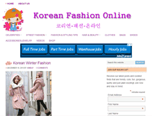 Tablet Screenshot of koreanfashiononline.com